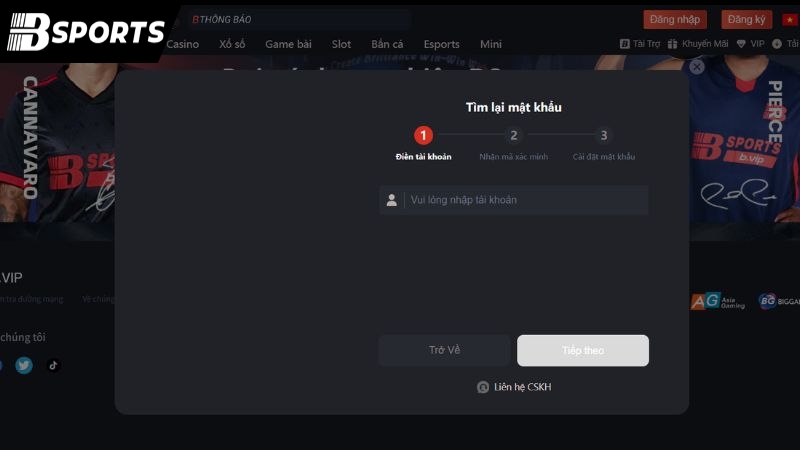 Có nhiều cách lấy lại mật khẩu Bsport nhanh và hiệu quả