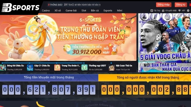 Tại trang chủ nhấn chọn đăng nhập