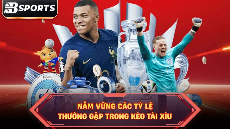 Nắm vững các tỷ lệ thường gặp trong kèo tài xỉu